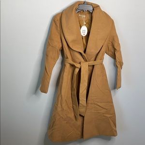 Brand New! Light Brown HOTOUCH Trench Coat - Small